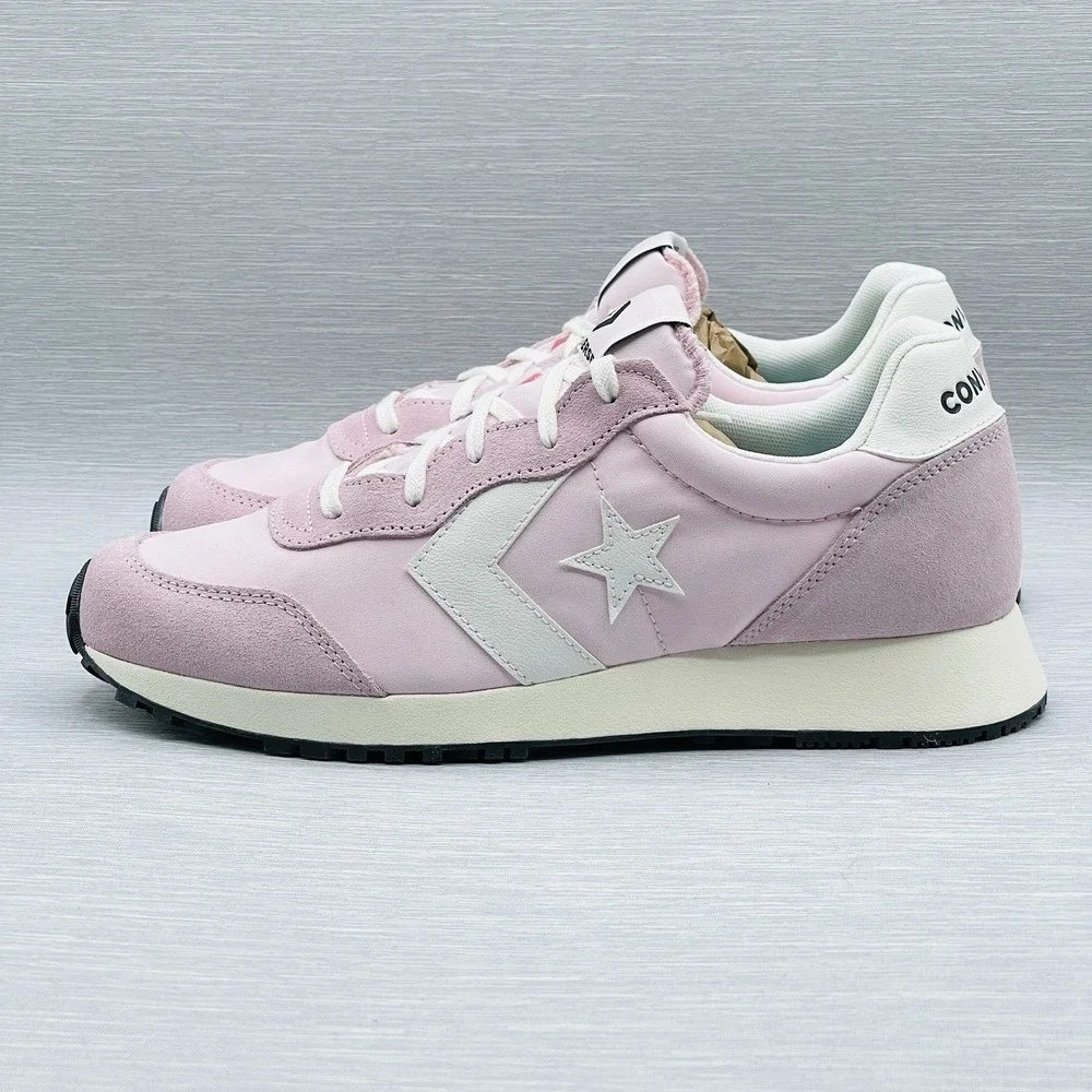 Converse Men's 10 Sneakers Pink Omega Trainer Women's 11.5 Retro Leather A13471C